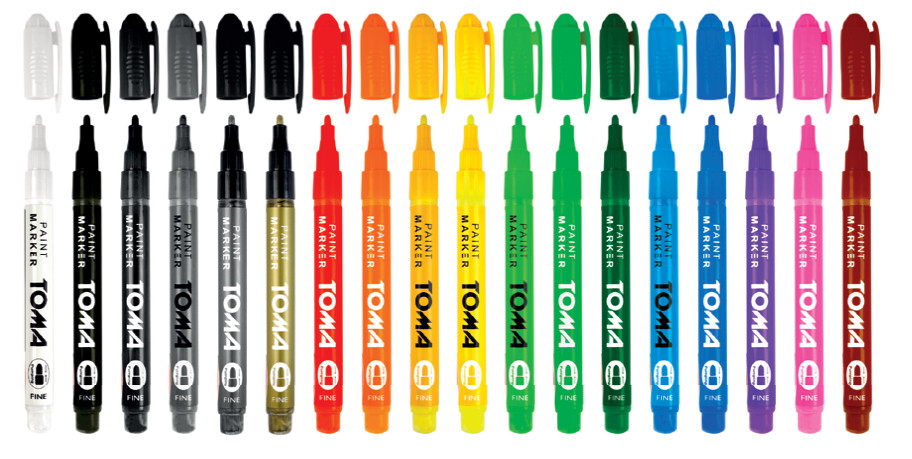 Markery olejowe cienkie TOMA 441