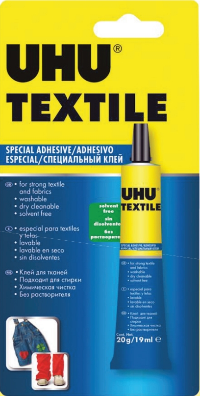 Klej do tekstyliów 19 ml, UHU