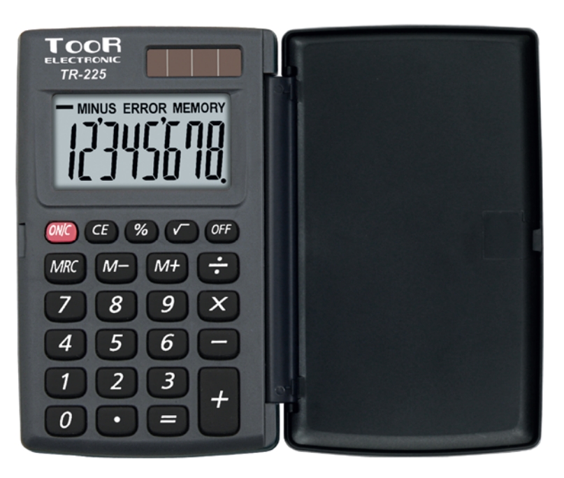 Kalkulator kieszonkowy
TR-225 z klapką