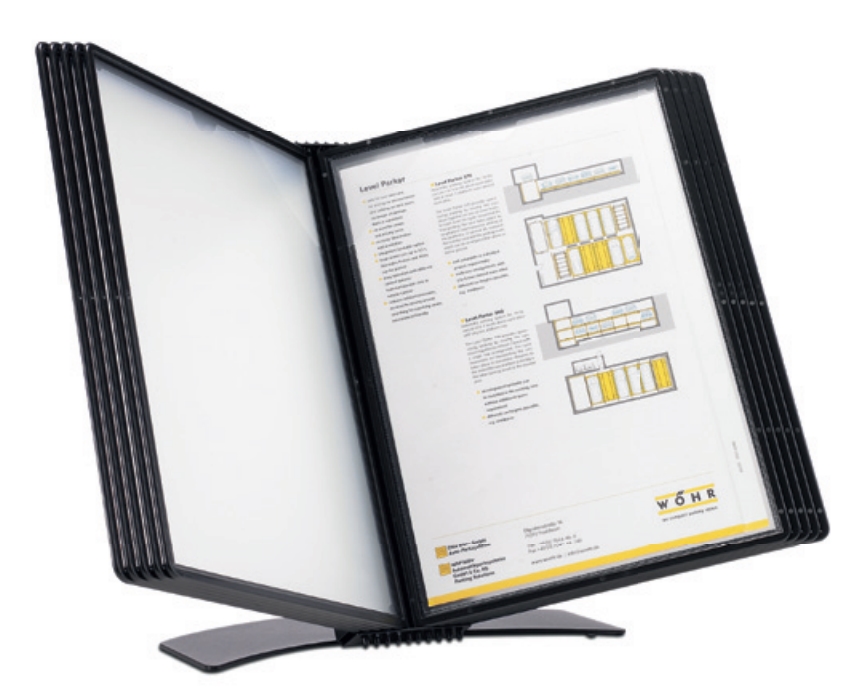Nabiurkowy system
prezentacyjny Black
edition z 10 panelami
Easy Load